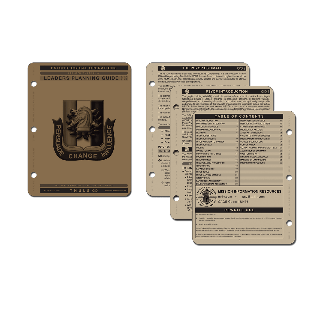 THULS - US Army References – Battle Board