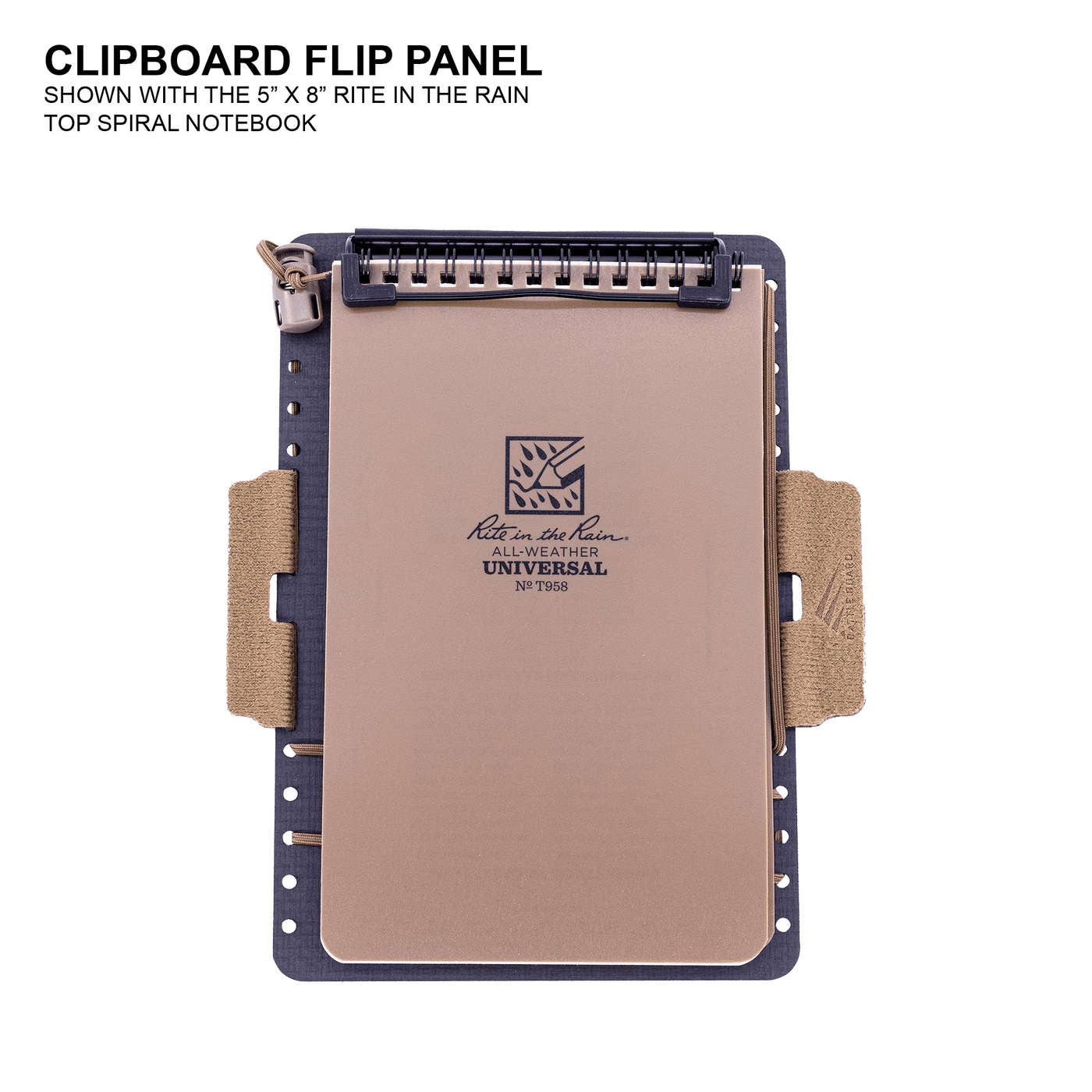 Clipboard Flip Panel for Kneeboards (Gen 3)