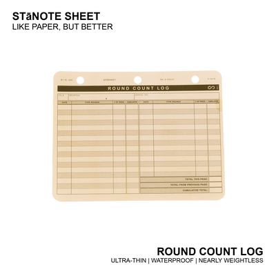 STāNOTE SHEETS - MARKSMANSHIP TEMPLATES