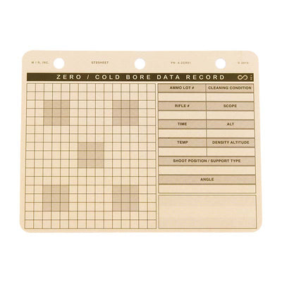 STāNOTE SHEETS - MARKSMANSHIP TEMPLATES