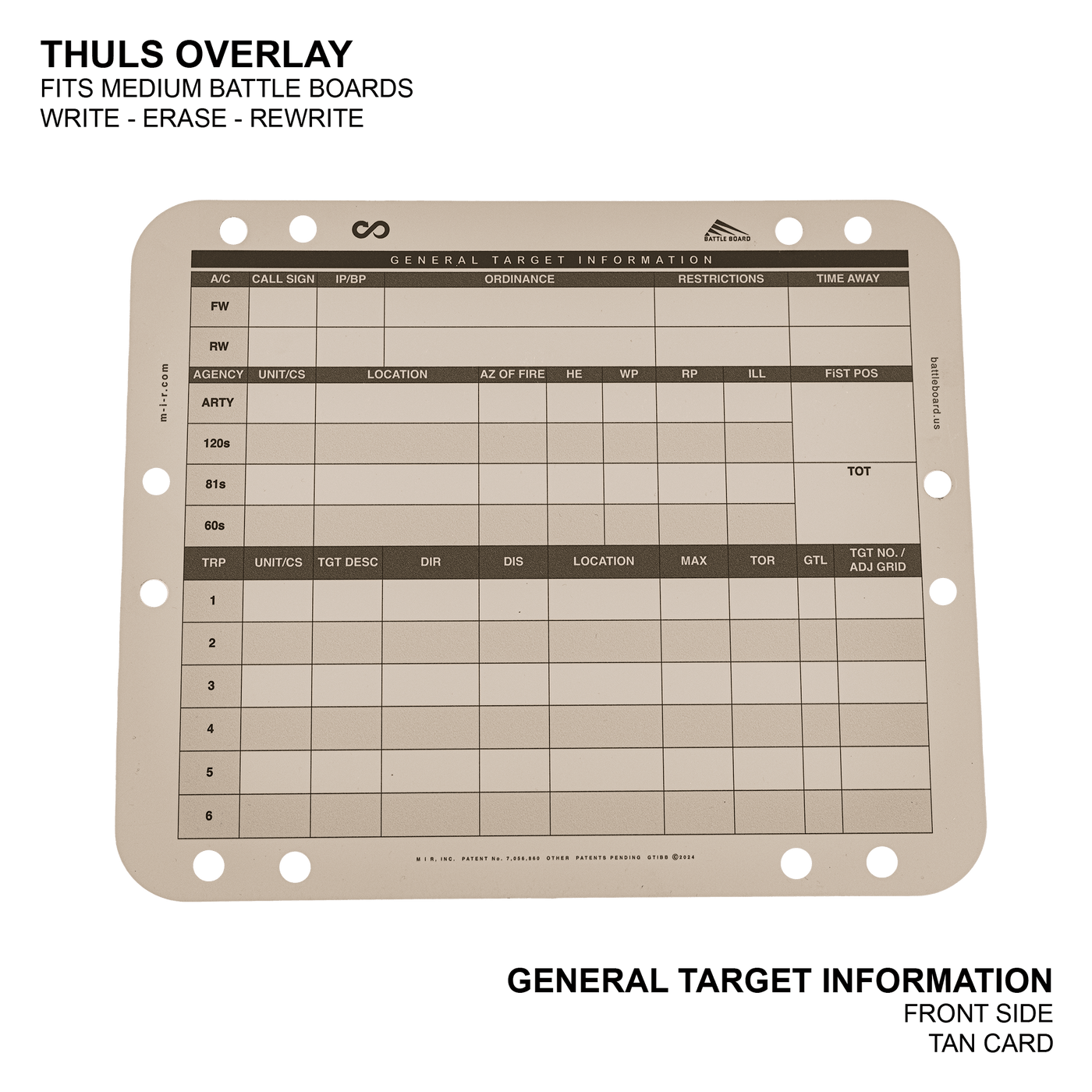 Battle Board + THULS Overlay Templates (PRE-SALE)