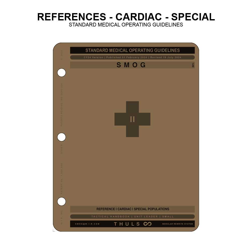 THULS - Standard Medical Operating Guidelines (SMOG)