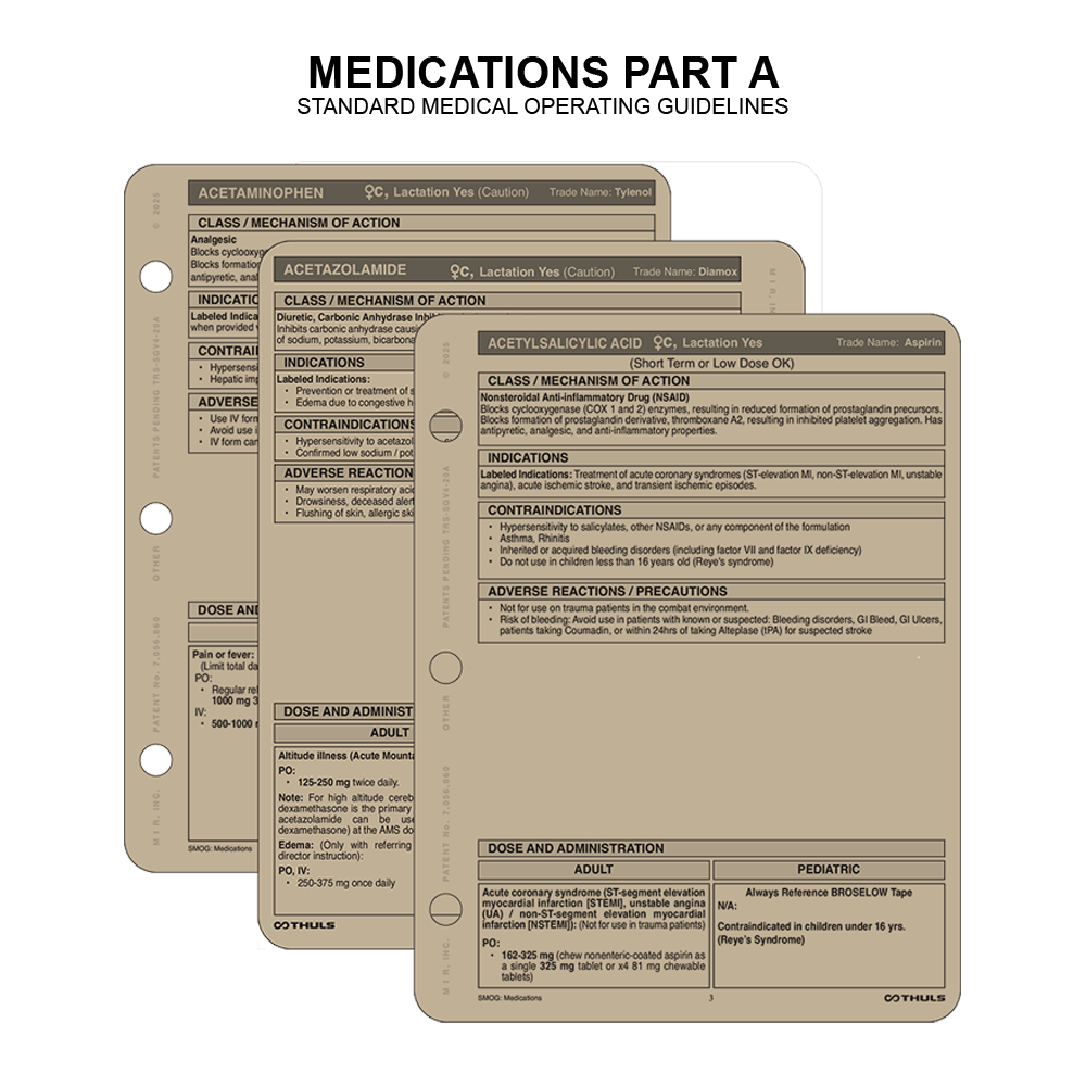 THULS - Standard Medical Operating Guidelines (SMOG)