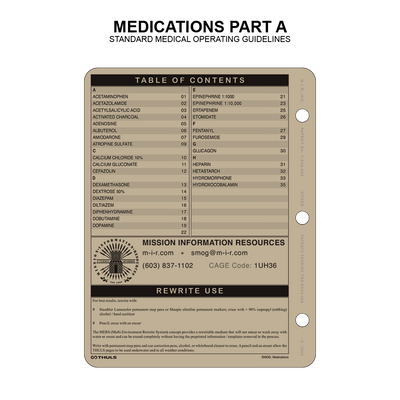 THULS - Standard Medical Operating Guidelines (SMOG)