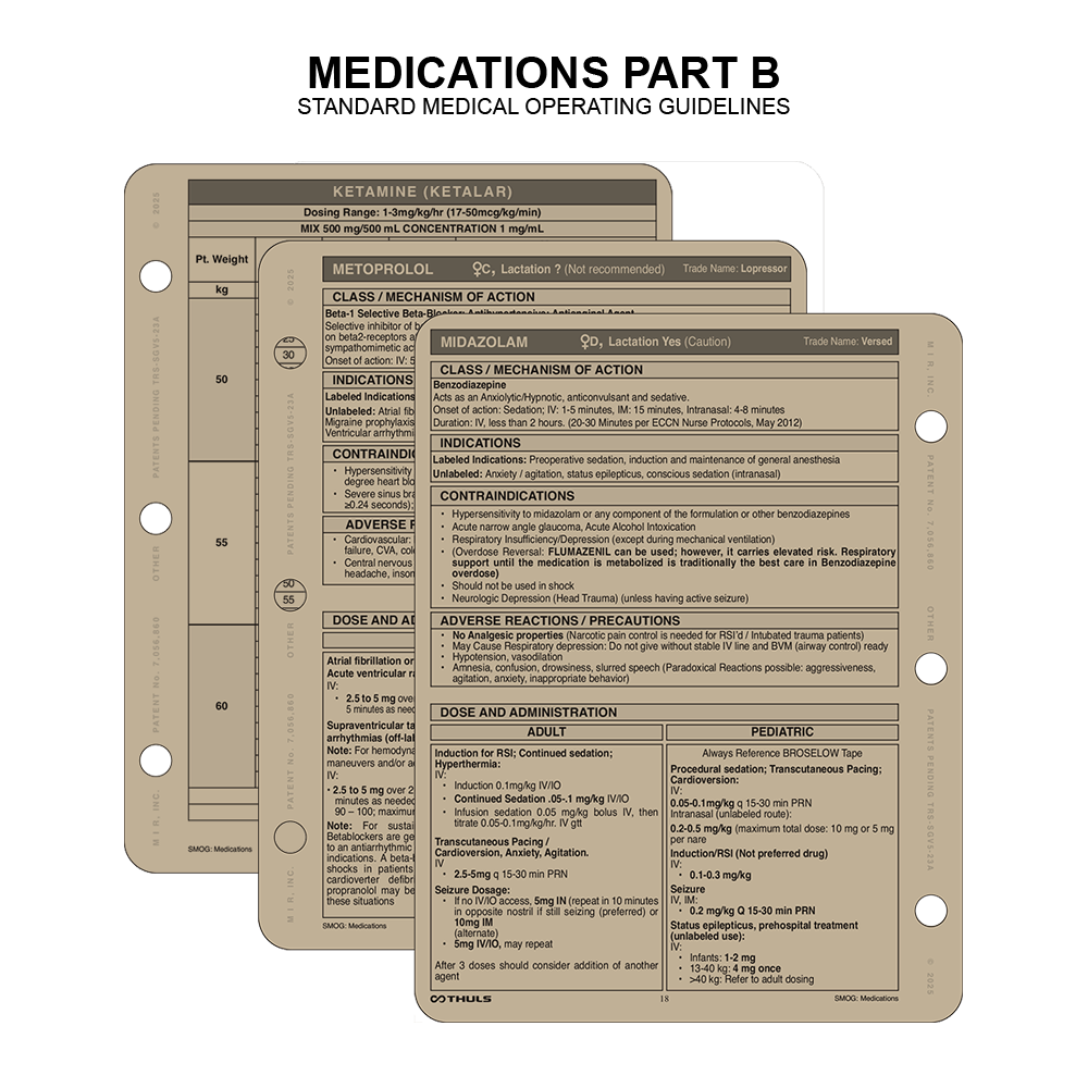 THULS - Standard Medical Operating Guidelines (SMOG)
