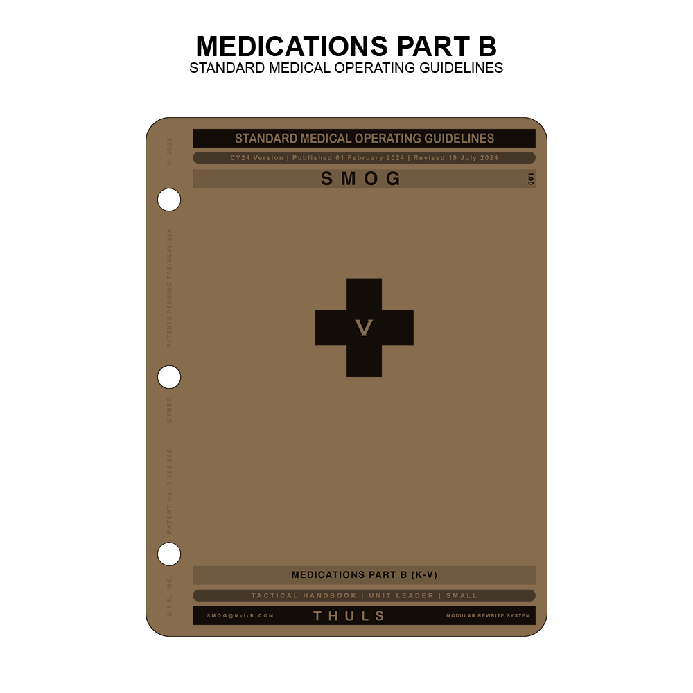 THULS - Standard Medical Operating Guidelines (SMOG)