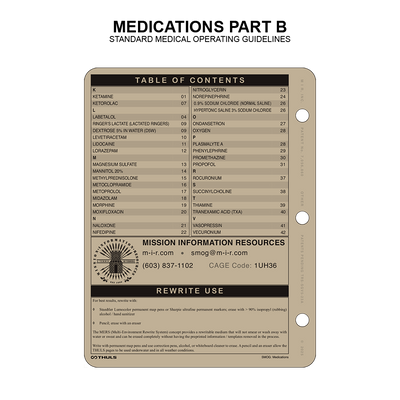 THULS - Standard Medical Operating Guidelines (SMOG)