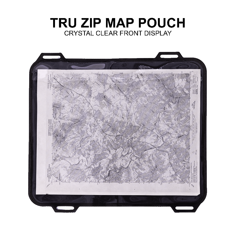 TRU® Zip Map Pouch