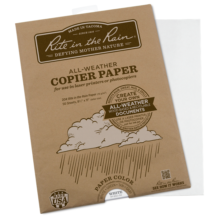 RiteintheRain 8514 Copier Paper, X 14, White , 45 OFF