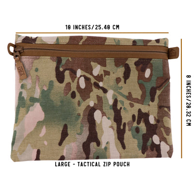 Tactical Zip Pouch - 3-Packs