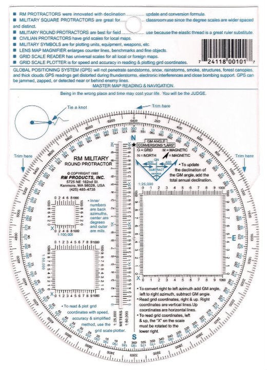Map Protractor String RM Map Protractors – Battle Board