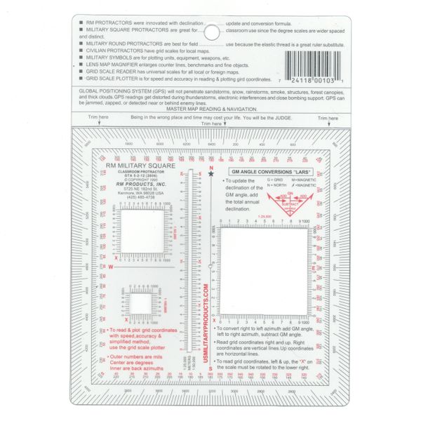 Map Protractor String RM Map Protractors – Battle Board