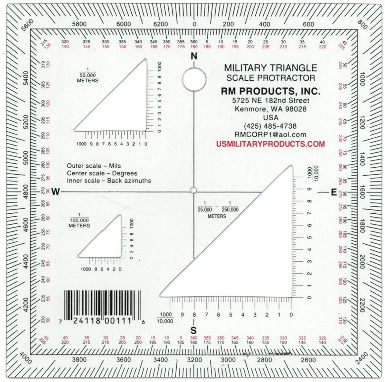 RM Map Protractors – Battle Board