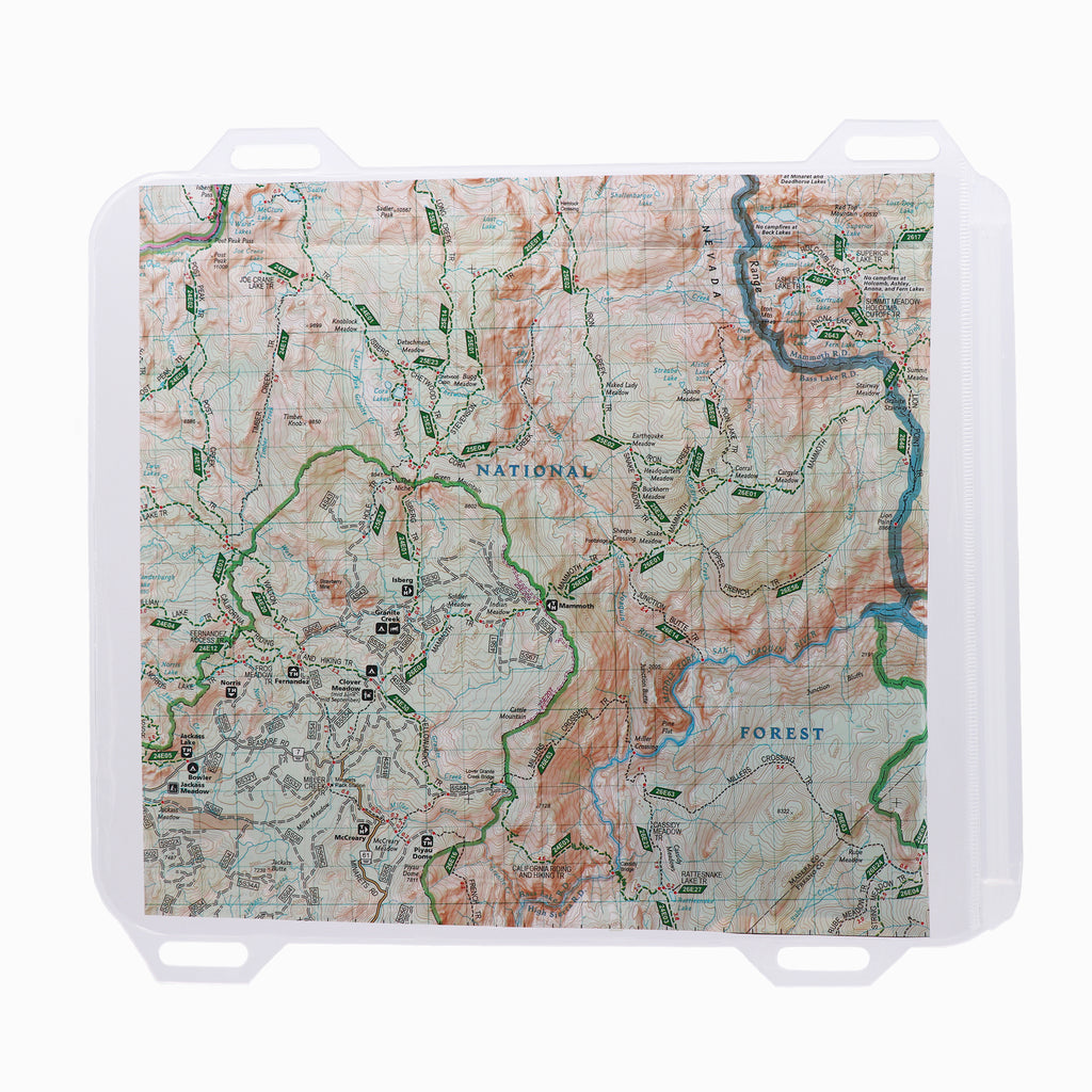 Map Pack Pouch Pocket Maps Waterproof Map Case Pouch - For Military, Hiking, Reading ...