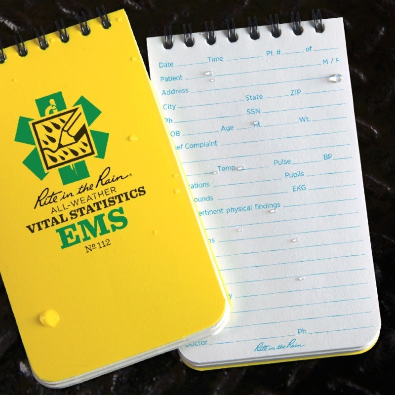 Stat Note Book EMS VITAL STATS NOTEBOOK – Battle Board